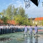 “UPACARA DAN HALAL BIHALAL, MOMEN HARU PERPISAHAN KEPALA SEKOLAH DAN SEMANGAT BARU SETELAH LIBUR PANJANG”